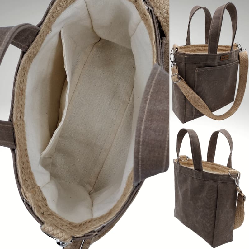 NVsisters Waxed Canvas Women’s Shoulder Bag