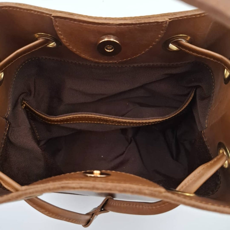 NVsisters Handmade Sepya Genuine Leather Bag Tan