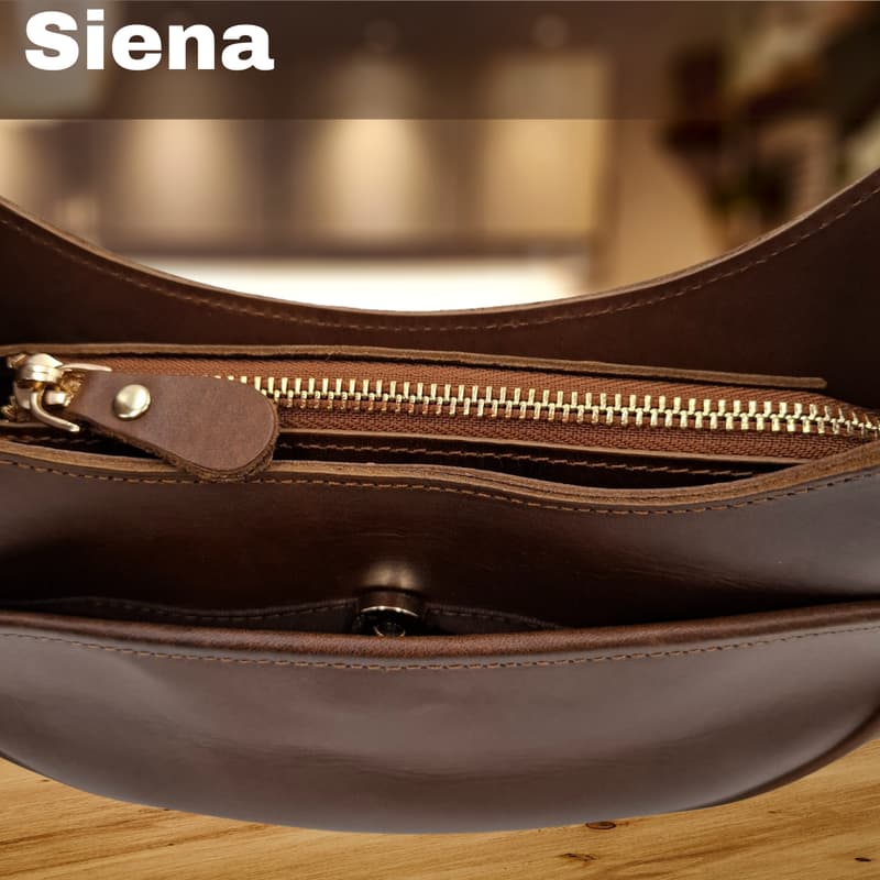 NVsisters Handmade Siena Genuine Leather Bag Tan