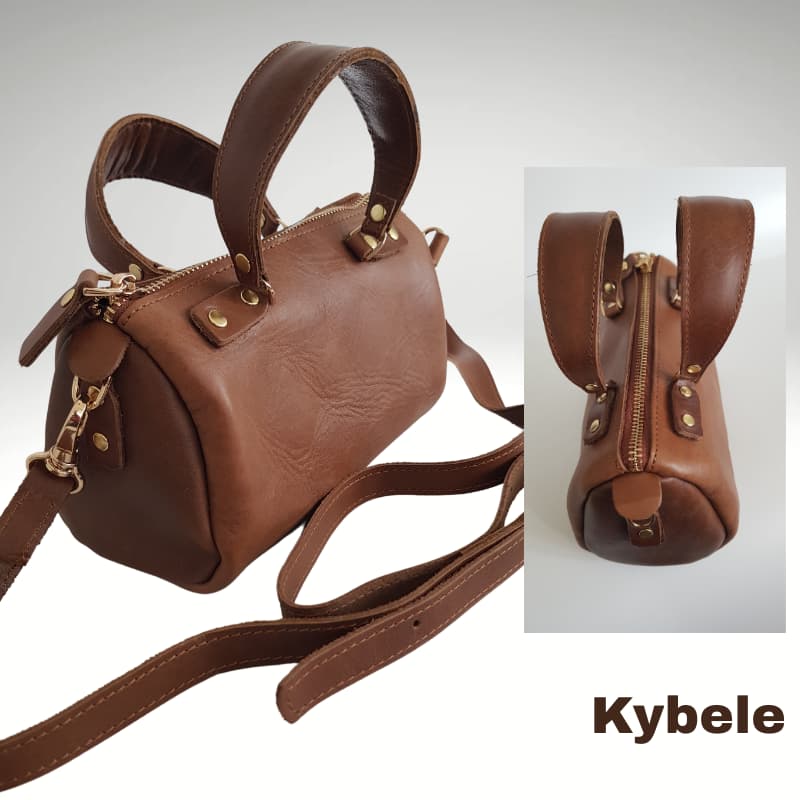 NVsisters Handmade Kybele Genuine Leather Bag Tan