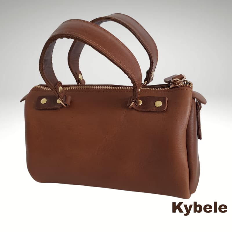 NVsisters Handmade Kybele Genuine Leather Bag Tan