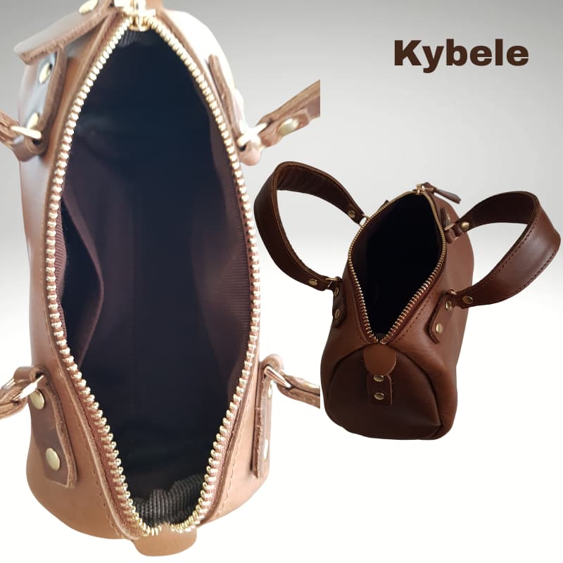 NVsisters Handmade Kybele Genuine Leather Bag Tan