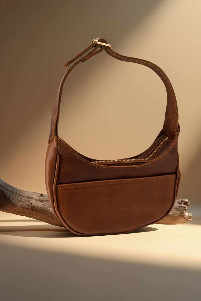 NVsisters Handmade Siena Genuine Leather Bag Tan